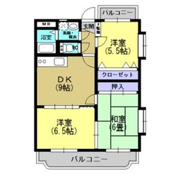 エバンジェルの物件間取画像